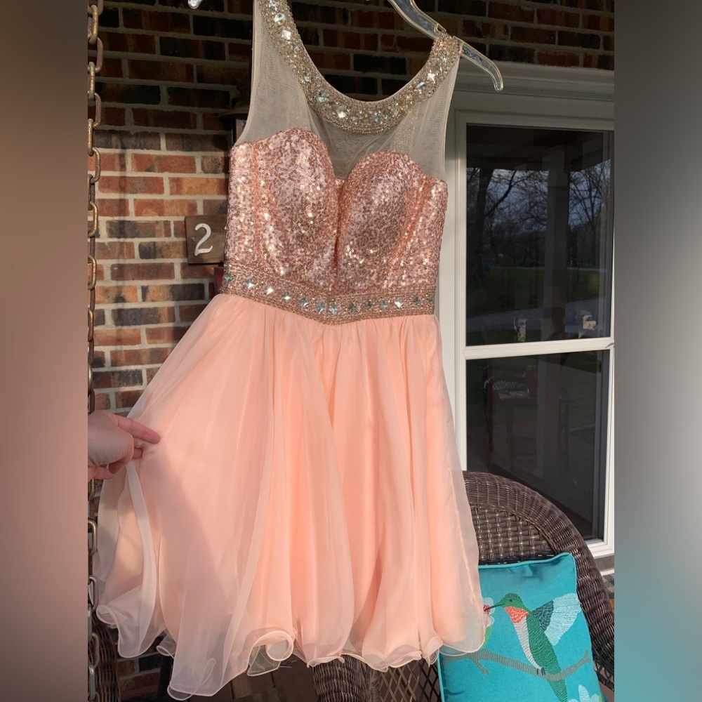 Hannah S Formal Dress Baby Pink Homecoming Winterfest Pageant
